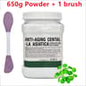 650g Chamomile Hyaluronic Acid Facial Moisturizing Jelly Mask Powder With Silicone Brush 21