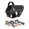Military Tactical Dog Harness Collar Leash And Patches Set For Large Dogs 13