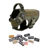Military Tactical Dog Harness Collar Leash And Patches Set For Large Dogs 6