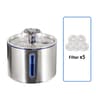 Stainless Steel Automatic Cat Water Fountain 8454 Fl Oz Pet Hydration Dispenser 8