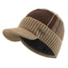 Unisex Fur Lined Beanie Hat With Brim Thick Warm Knit Winter Cap 12