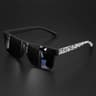 Colorful Square Sports Sunglasses UV400 With Patterned Temples  Unisex Outdoor Eyewear 8