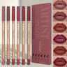 6Piece Velvet Matte Lip Liner Pencil Set LongLasting Waterproof Definition 8