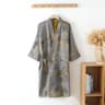 Mens Cotton Kimono Pajama Robe With Jacquard Print For Breathable Spring Comfort 6