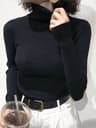 Womens Korean Slim Turtleneck Knitted Sweater For Autumn And Winter 7
