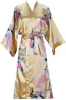 Floral Satin Kimono Robe For Women Bridal Bridesmaid Loungewear 9