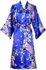 Floral Satin Kimono Robe For Women Bridal Bridesmaid Loungewear 13