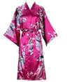 Floral Satin Kimono Robe For Women Bridal Bridesmaid Loungewear 14
