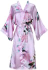 Floral Satin Kimono Robe For Women Bridal Bridesmaid Loungewear 8