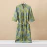 Womens Cotton Printed Kimono Bathrobe QuickDry Homewear For Spring Summer 13