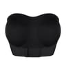 Womens Strapless Padded FrontButton Cross Bandage Bra Smooth Plus Size Lingerie 7
