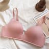 Womens Ice Silk Wireless PushUp Seamless Bra Comfortable Gather Lingerie 12