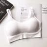 Womens Seamless Cotton Tube Top Sports Bra Crop Top Underwear 6