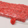 50Pack White PE Rose Artificial Flower Heads With Stems For DIY Decor 14