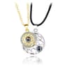 Magnetic Couple Matching Necklace Set With I Love You Projection Pendant 10