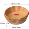 Round Disposable Air Fryer Paper Liners 50100 Pcs NonStick Waterproof Baking Accessories For Kitche 6