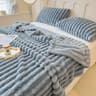 Multifunctional Thick Striped Blanket For Bed Cover Nap And Pet Use 15