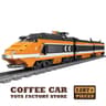 Technical City Power MOC Train Bricks Set With Railway Track And Locomotive 9