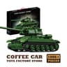 WW2 Military Classic Tank Building Blocks Set Army Armored Car Model Toy 7