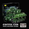 WWII US Army M4 Tank Building Blocks Set Military Model Puzzle Toy 8