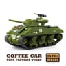 M4A3 Medium Tank Building Blocks Set WWII Military Model Toy 7