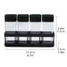 4in1 Stackable Spice Organizer Set With Airtight Bottles 7