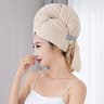 Premium ExtraLarge Microfiber Hair Drying Towel Wrap For Women With Secure Headband 8