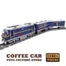 City Power Train Blocks Track Set With Moving Locomotive And Railway Cars 8