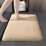 Super Absorbent Coral Velvet Bathroom Floor Mat With AntiSlip Backing 9