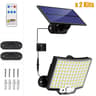 Split Solar Motion Sensor Light With Remote 3 Mode Waterproof Outdoor Floodlight 8