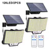 348LED Solar Outdoor Security Motion Sensor Light Waterproof Garden Garage Spotlight 10