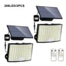 348LED Solar Outdoor Security Motion Sensor Light Waterproof Garden Garage Spotlight 14