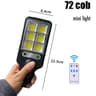 234LED Solar Motion Sensor Outdoor Flood Light With Remote Waterproof Wall Lamp 6