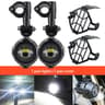 40W LED Motorcycle Auxiliary Spot Driving Fog Lights 6000K Universal For R1200GS F800GS K1600 11
