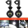40W LED Motorcycle Auxiliary Spot Driving Fog Lights 6000K Universal For R1200GS F800GS K1600 6