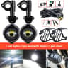 40W LED Motorcycle Auxiliary Spot Driving Fog Lights 6000K Universal For R1200GS F800GS K1600 7