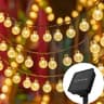 Outdoor Solar Bubble Ball LED String Lights Waterproof Garden Yard Party Decor 9