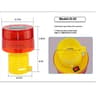 Solar LED Traffic Warning And Crane Safety Beacon Light With Emergency Flashing Lamp 6