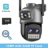 BESDER 15MP Outdoor WiFi PTZ Security Camera With Dual Screens And 10X Zoom 12