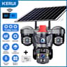 KERUI 6MP Solar WiFi 4G PTZ Outdoor Security Camera With Triple Lens And BuiltIn Battery 8