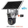 4GWiFi Solar 8MP 4K Dual Lens Outdoor Security Camera With PIR Night Vision And Long Battery Life 8