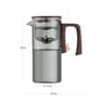 Magnetic Tea Separation Glass Teapot With One Click Water Control And Wooden Handle 14