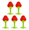 Soft Silicone Strawberry  GrapeShape Baby Teether Ring 7