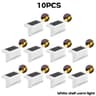 Waterproof Outdoor Solar Deck  Step Lights LED Set For Yard Patio Fence Railing Walkway 110 PCS 20