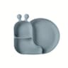 Silicone Baby Food Plates With Suction Cups 3Grid Cartoon Dinner Tableware For Toddlers 7