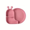 Silicone Baby Food Plates With Suction Cups 3Grid Cartoon Dinner Tableware For Toddlers 8