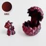 MiniDragon 3D Printed Toy Model With Eggs Random Eyes 8