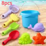 SunnyDig Mini Childrens Beach Toy Set With Large Shovel And Bucket 8