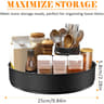Stainless Steel Rotating Turntable Organizer Multifunction Kitchen Storage Rack 14