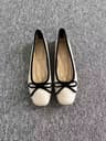 Womens French Style Square Toe Loafers With Bowknot Soft Sole Shallow Slip Ons For Office And Drivi 7